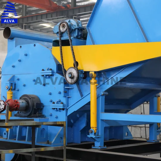 China Alva Machine Good Quality Metal Scrap Hammer Crusher with Filter Car Shell Crusher Bicycle and Motorcycle Body Crushing Machine