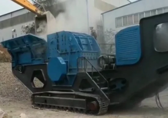 Mobile/Movable Impact Crusher Station for Waste Construction Materials